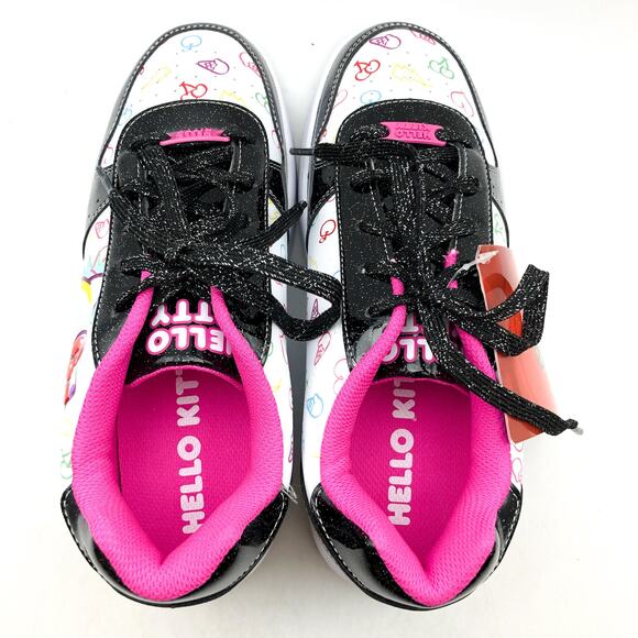 Heelys Girls Hello Kitty Kama Sneakers US 7 EU 39 Black White Multi NIB - Picture 11 of 14